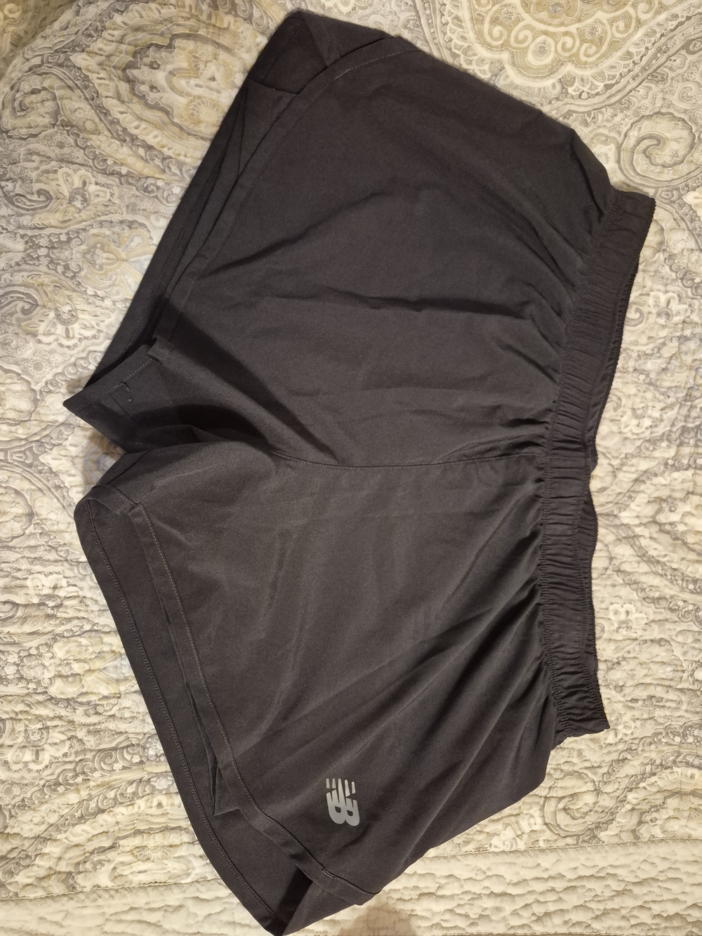 New Balance Black Women's Athletic Shorts with Elastic Waist